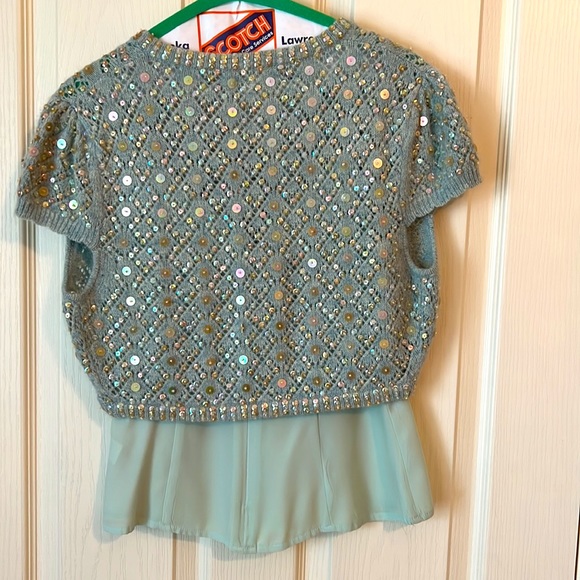 Nanette Lepore camisole top with shrug sweater - Picture 2 of 8